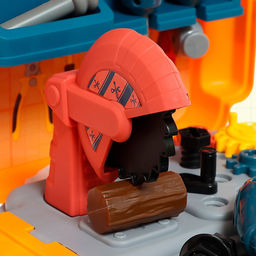 Игровой модуль детский 3 в 1 «Рюкзачок», верстак с инструментами, 23 элемента