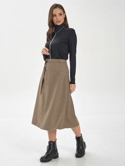 Юбка трикотажная с начёсом