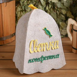 Шапка для бани с аппликацией Светка-конфетка - Simaland фото 5