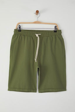 TRENDYOL MAN Ekru Regular Fit Keten Gorunumlu Sort TMNSS23SR00030 - Trendyolmilla фото 44