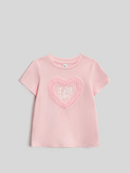 ACOOLA / Футболка детская для девочек Selena розовый  фото 3