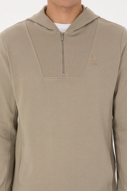 Erkek A__k Haki Sweatshirt - U.s. polo assn фото 6