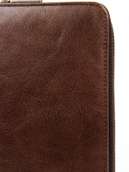 LACCOMA клатч 199-211-коричневый натуральная кожа