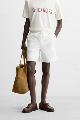 TEXTURED COMFORT BERMUDA SHORTS - Zara фото 3