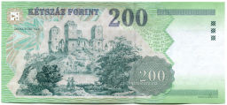 Банкнота 200 форинтов 2006 года Венгрия