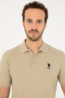 U. S. Polo Assn / Мужская футболка светло-хаки - U.s. polo assn фото 9