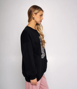 Свитшот #КТ918 (4), чёрный