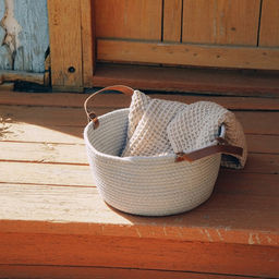 Корзина для хранения SL Home Луиза, плетёная, ручной работы, 333316 см, серая - Sima-land home фото 6