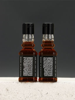 Подарочный набор «№1», гель для душа виски, шампунь для волос, мочалка для тела