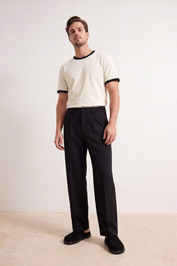 Siyah Straight Erkek Pantolon TMNSS26PL00033