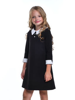 Платье для девочки в школу с воротником UD 4761(5104) черный - Mini maxi фото 3