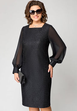 Платье EVA GRANT 7284А-Р черный