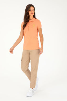 Женская базовая футболка Salmon Неожиданная скидка в корзине - U.s. polo assn фото 11