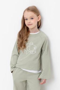 К 302488/шалфей джемпер для дев - Crockid фото 5