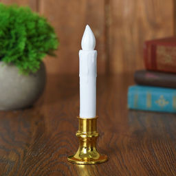 Цена за 24 шт. Свеча светодиодная Вдохновение, цвет белый