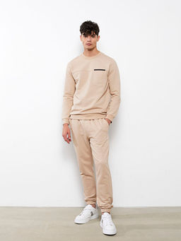 Bisiklet Yaka Uzun Kollu Erkek Sweatshirt - Waikiki фото 3