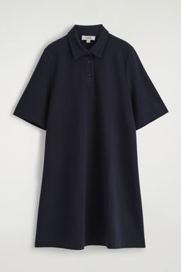 VESTIDO EL?STICO CON CUELLO DE POLO