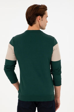 Мужской темно-зеленый свитшот Неожиданная скидка в корзине - U.s. polo assn фото 5