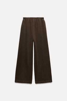 STRAIGHT-LEG PLUSH TROUSERS - Zara фото 9
