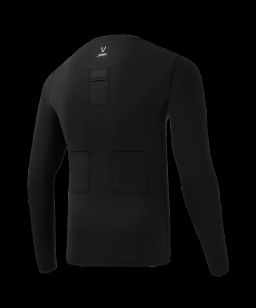 Футболка компрессионная с длинным рукавом судейская JOGEL PerFormDRY Referee Baselayer Tee LS, черный  фото 3