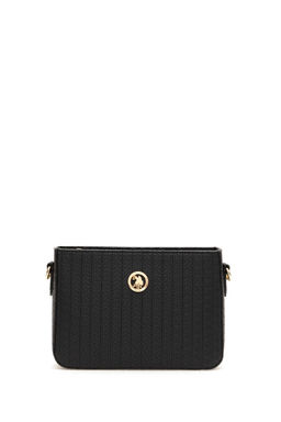 U. S. Polo Assn / Женская черная сумка через плечо - U.s. polo assn фото 3