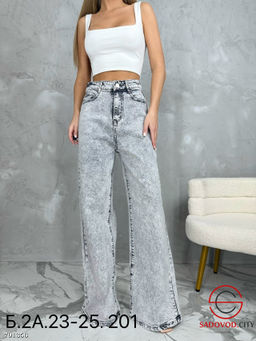 Джинсы широкие женские - Bruno фото 4