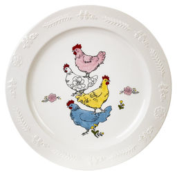 Тарелка, L26 W26 H1,5 см