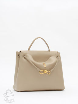 Сумка женская кожаная 6046PE cappuccino Polina&Eiterou /50 в Новосибирске