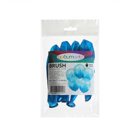 Шар латексный 12" «Браш», голубой хрусталь, кристалл, набор 5 шт.