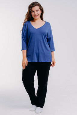 Футболка женская из вискозы Марина индиго - Амадэль фото 12