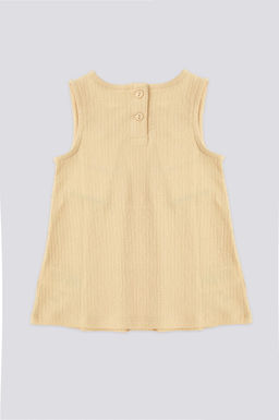Желтое платье без рукавов для маленьких девочек Неожиданная скидка в корзине - U.s. polo assn фото 2