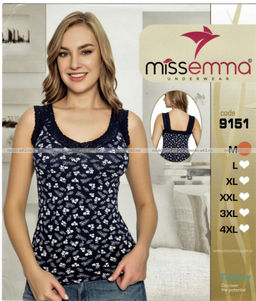 Цена за 1 шт. Майки женские Miss Emma Турция Кружево Цветочки код 9151 (код 9164, 1983, 9216)