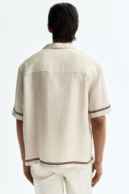 Camisa resort estampada Relaxed Fit - H&m фото 7