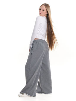 Лонгслив трикотажный спортивный с вырезом для пальца 22-7695 черный - Mini maxi фото 33