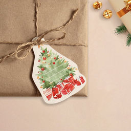 Цена за 20 шт. Шильдик на подарок Новый год «Уютных моментов», 6×9 см