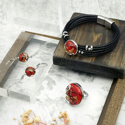 Серьги из муранского стекла FLORENTINA LS3021