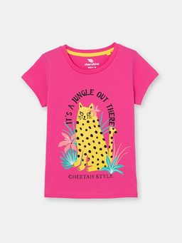 CRB wear/CSKG 63091-46-314 Футболка для девочки, циклама/Ex.Cherubino