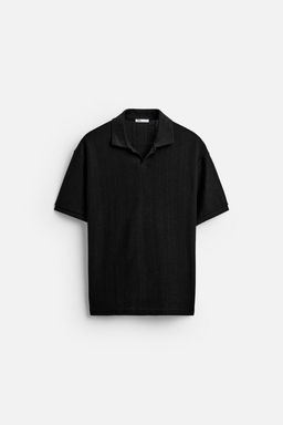VERTICAL TEXTURED POLO SHIRT - Zara фото 31