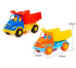 Автомобиль-самосвал "Леон" (52858) в сеточке 23х11х13см, Полесье