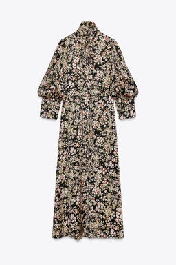 ZW COLLECTION FLORAL MIDI DRESS - Zara фото 5