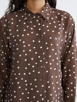 Puantiyeli Kad?n G?mlek Tunik