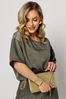 Блузка женская 4483/05/Оливковый - Rise фото 4