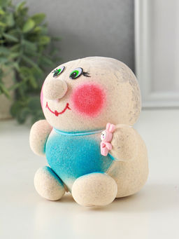 Набор для выращивания «ЭкоЖивчик. Девочка с зайчиком», фигурка растущая в подарочной упаковке