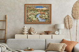 Набор для вышивания PANNA Золотая серия O-7489 Гобелен с оленями 62 х 45 см