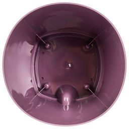 Ingreen Горшок для цветов пластмассовый Amsterdam 2,5л, д17см, h16см, с прикорневым поливом, морозная слива (Россия) - Домашняя мода фото 3