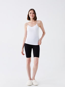 Beli Lastikli D?z Seamless Kad?n ??lik Tayt