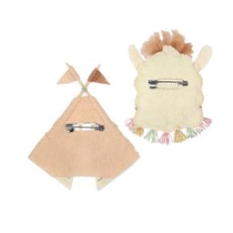 Набор для шитья Miadolla TF-0371 Броши Лама и вигвам