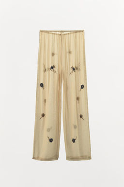 BEADED TROUSERS - Zara фото 5