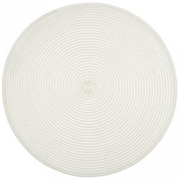 Салфетка под горячее (термосалфетка) Круглая д38см, ПВХ, цвет - белый (Китай)