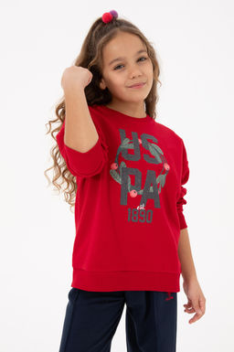 K_z _ocuk K_rm_z_ Y_lba__ Temal_ Pijama Tak_m_ Sepette S_rpriz _ndirim - U.s. polo assn фото 10